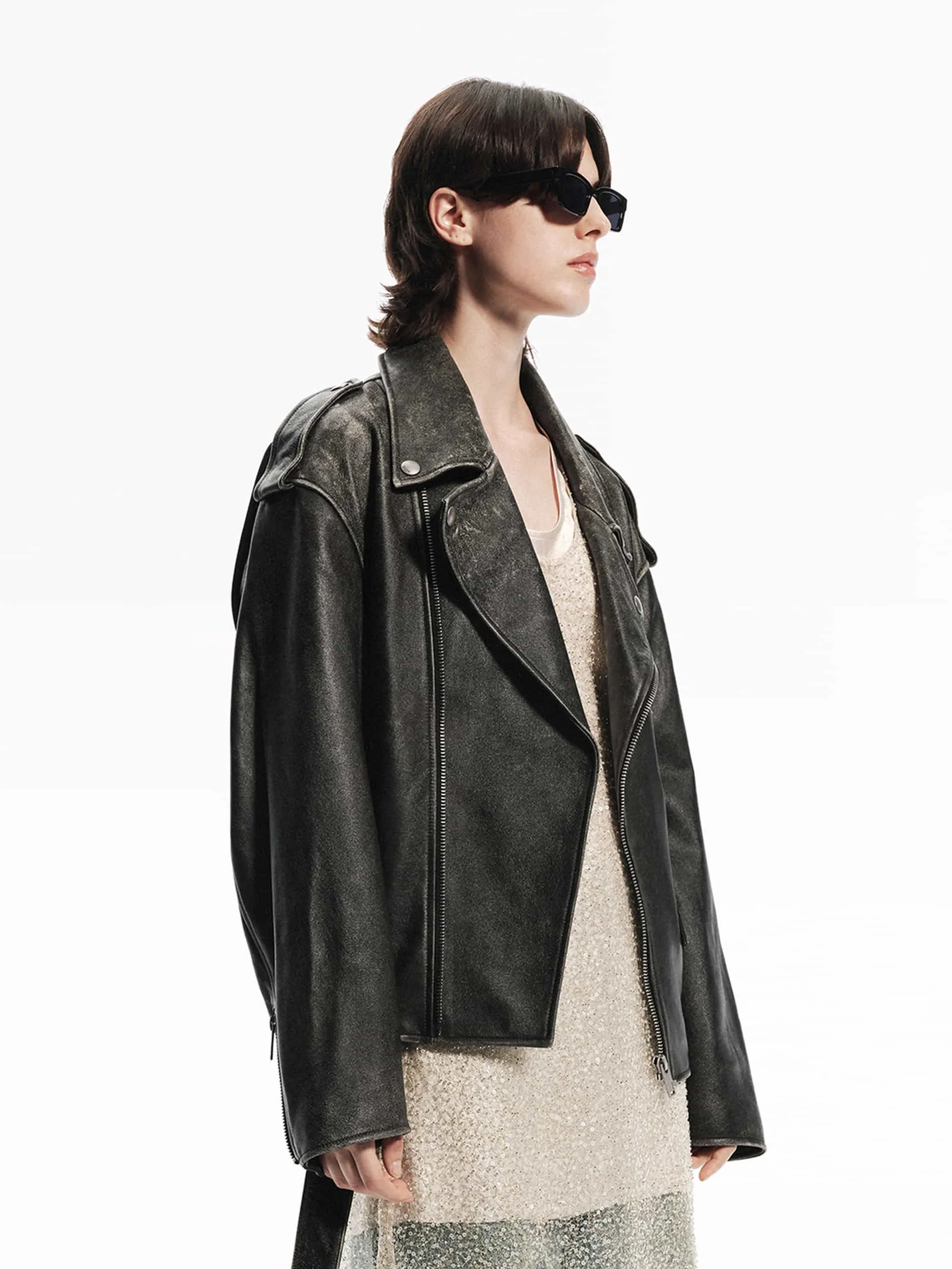 Leather Biker Jacket