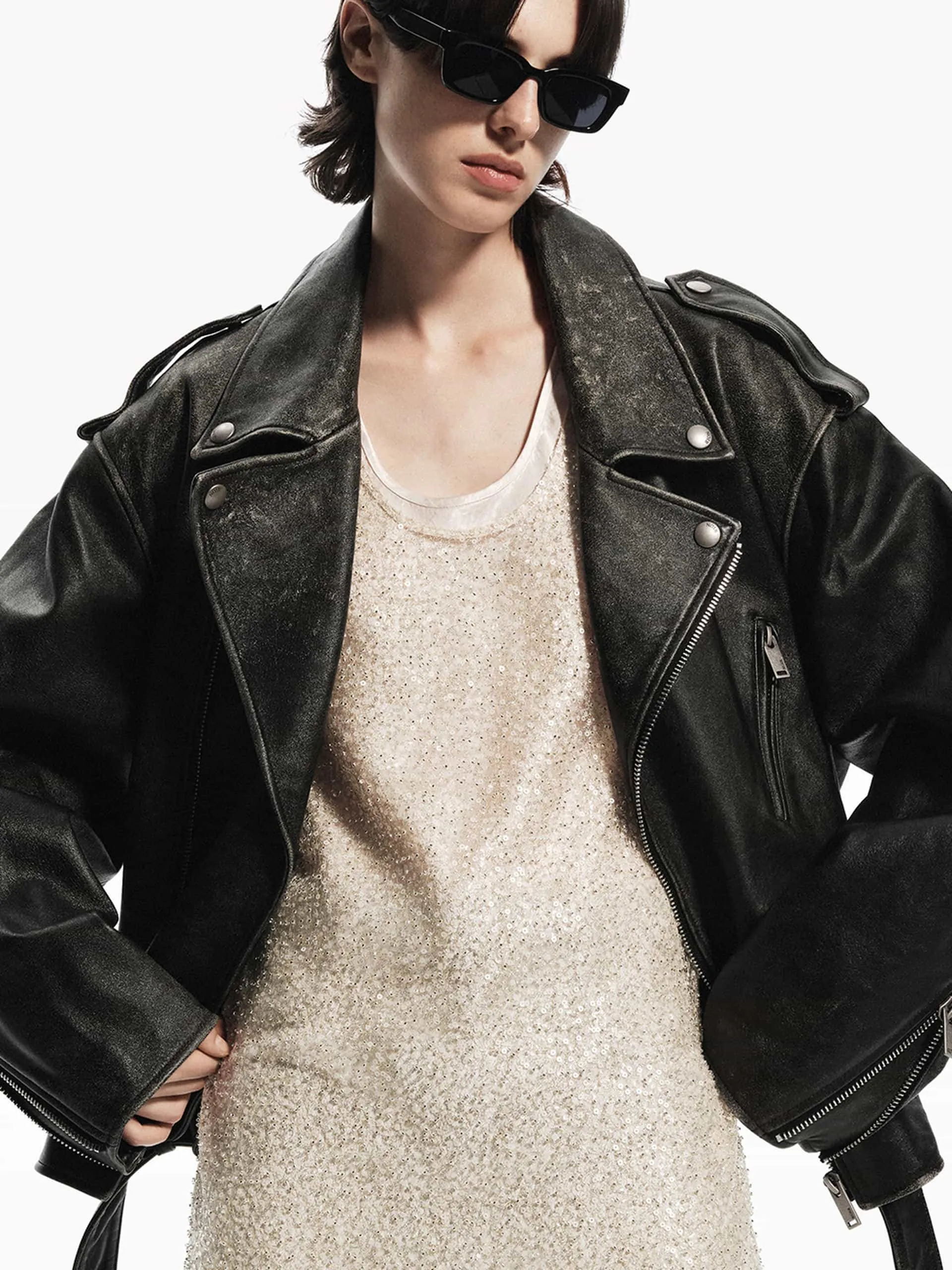 Leather Biker Jacket
