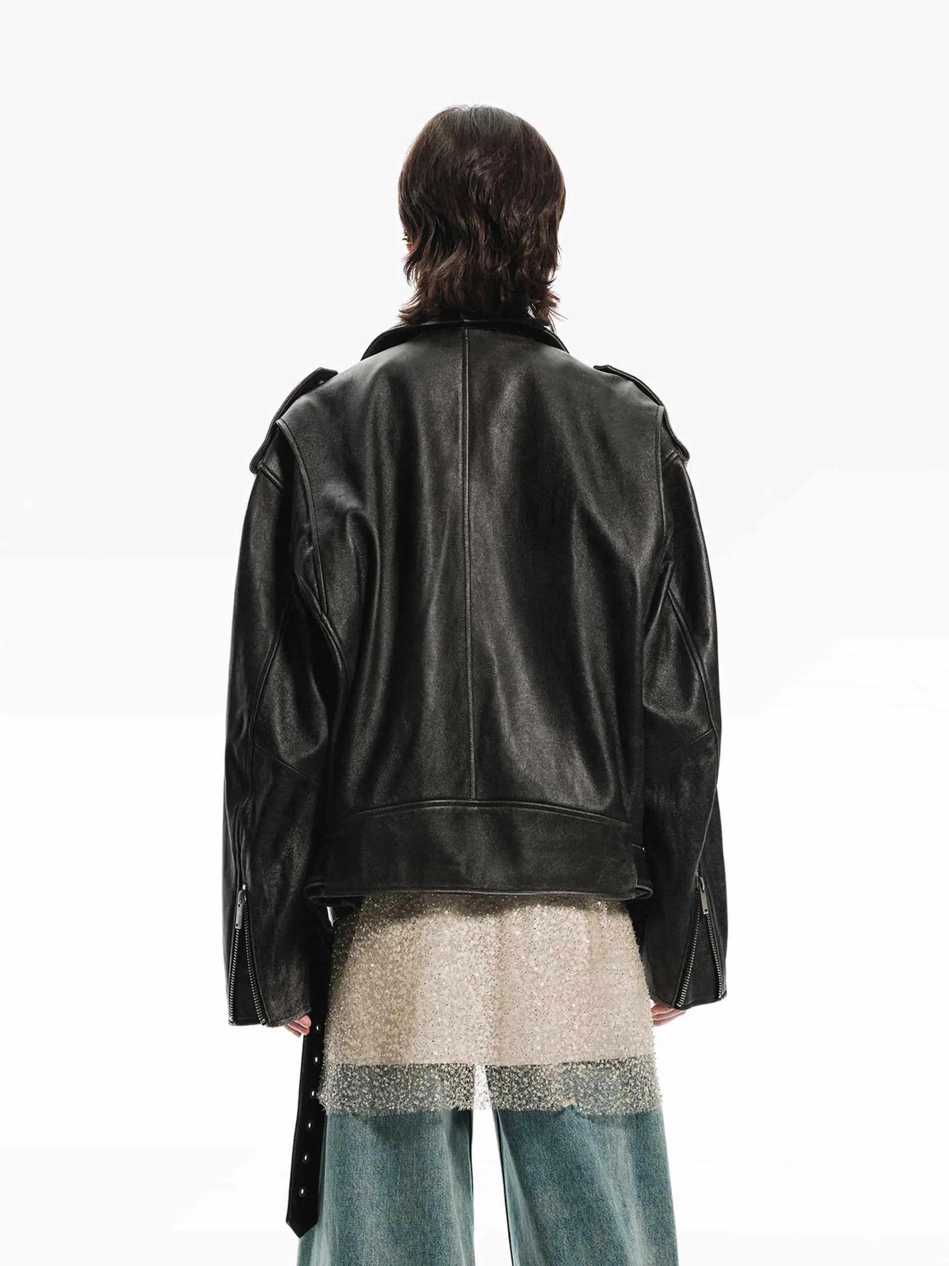 Leather Biker Jacket