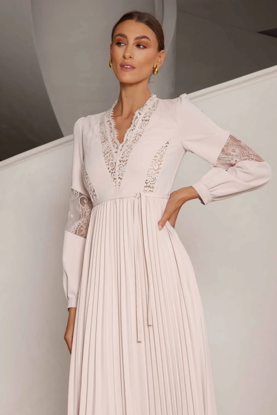 Leia Dress - Vintage Pink
