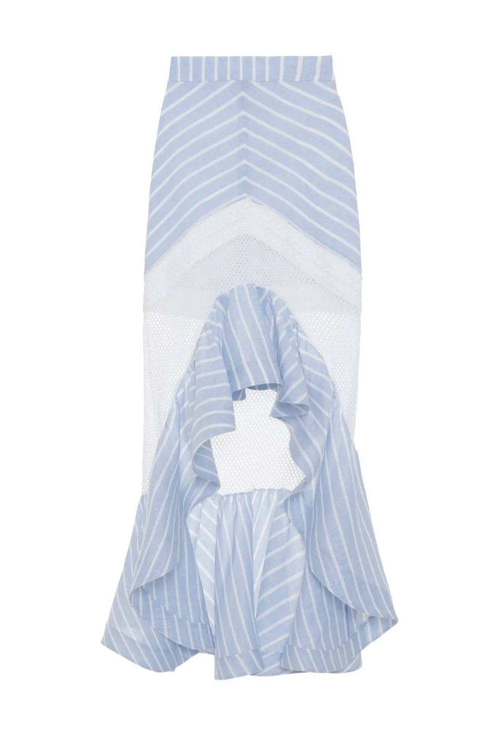 MARINE LINEN MIDI SKIRT