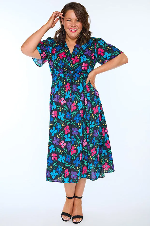 Marley Cotton Paper Posies Dress