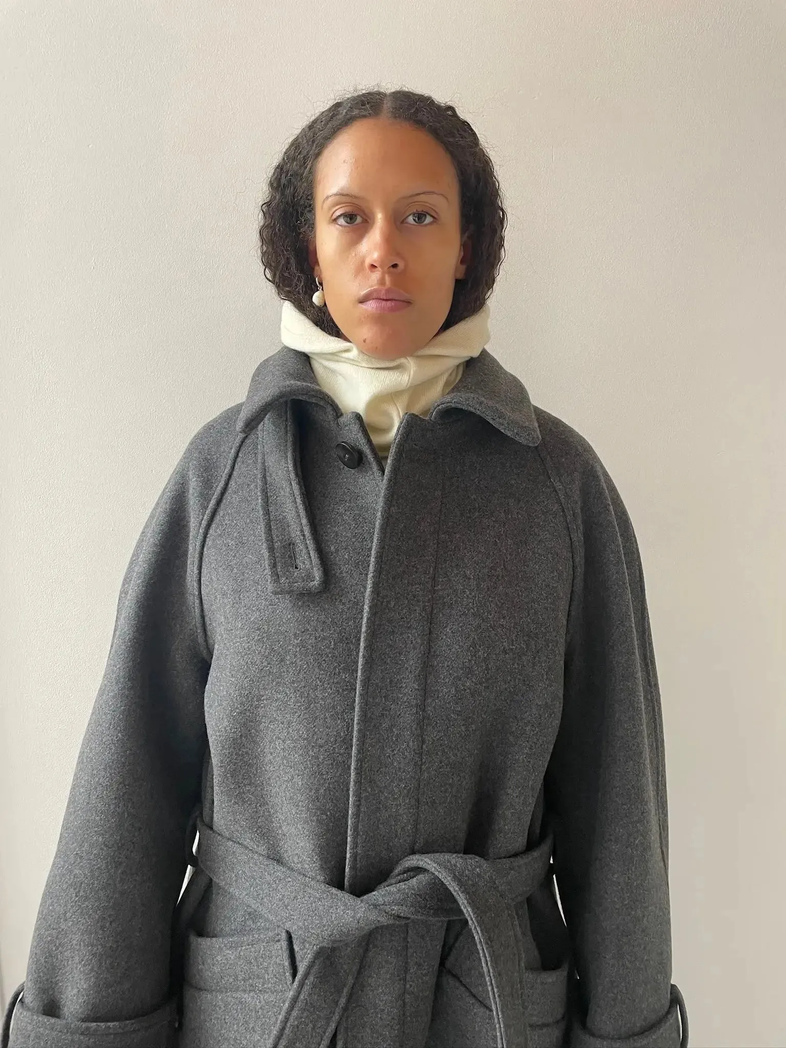 Oversized Coat, Dark Grey
