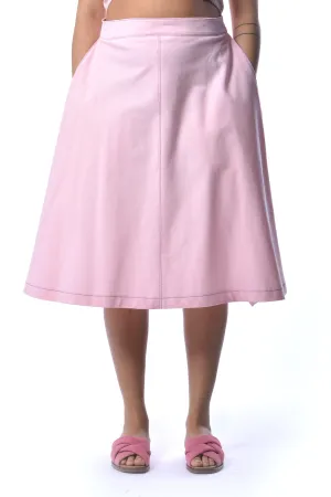 Pink Twill Winnie Skirt