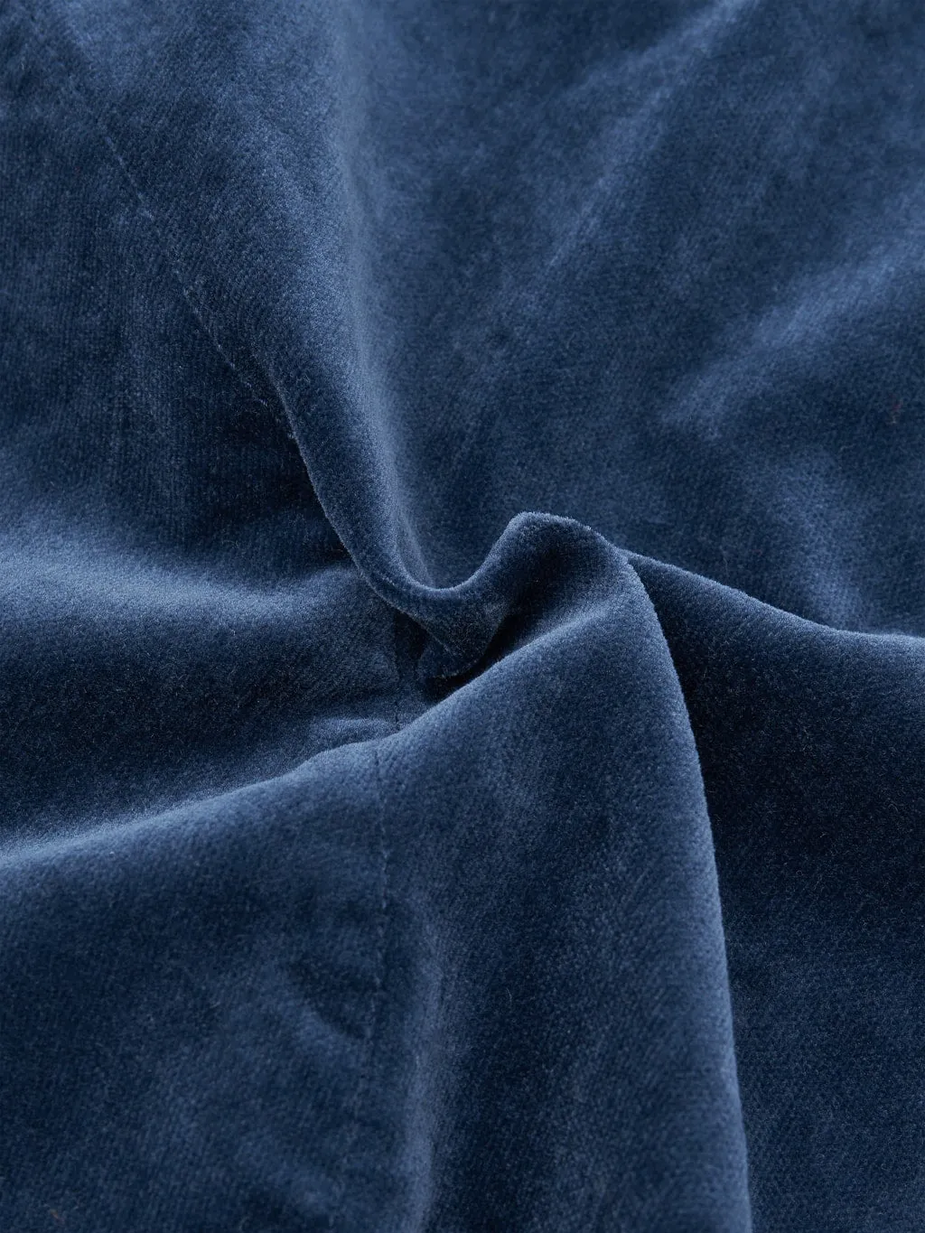 Pure Blue Japan 2224-NV Cotton Velvet CPO Shirt Navy