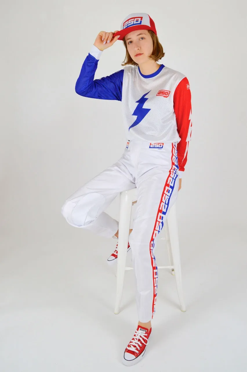 Retro Bolt Jersey White