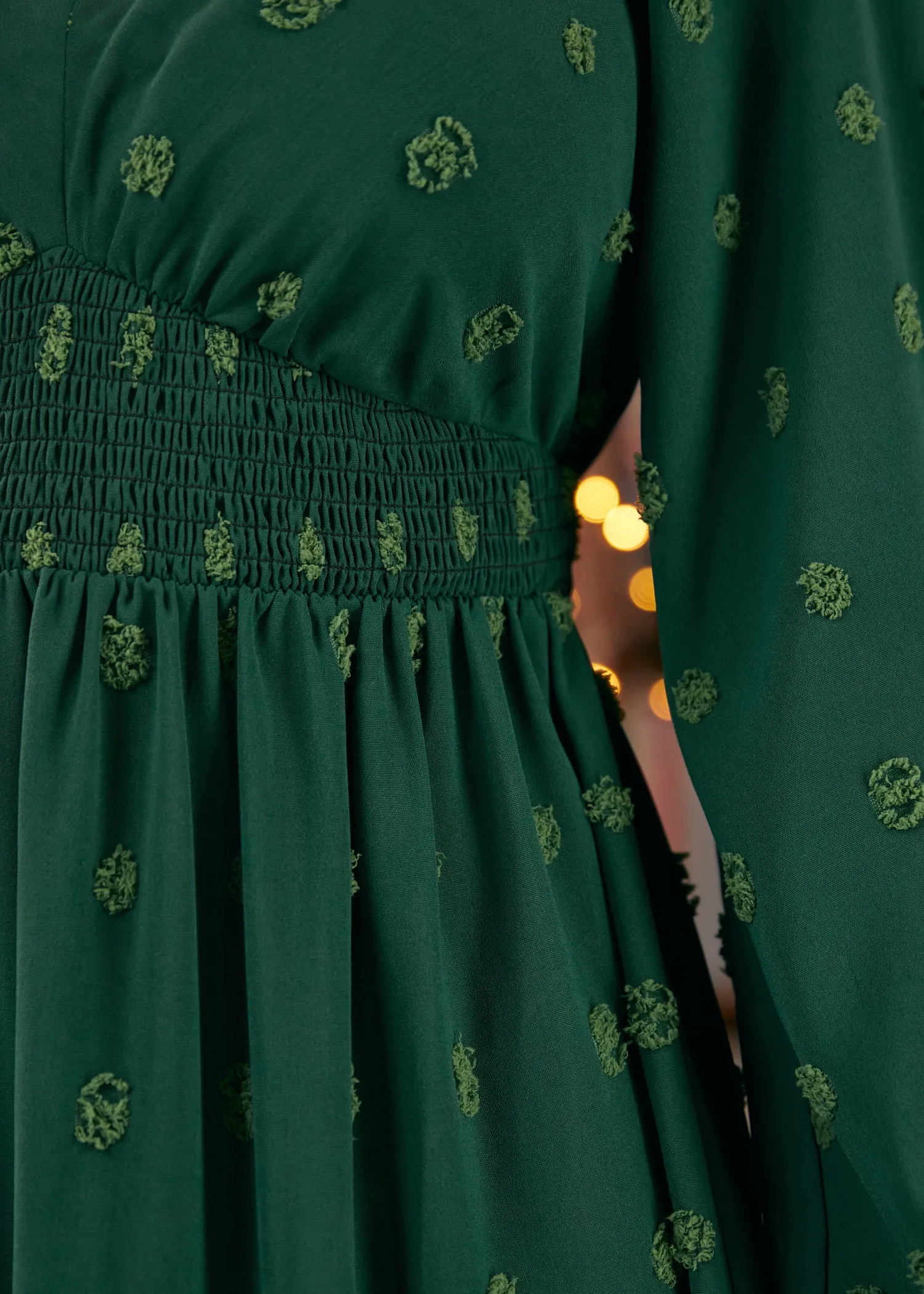 Romantic Reverie Ruffle Hem Dress