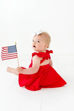 Rosita Dress in Scarlet | Pocket Twirl Dress