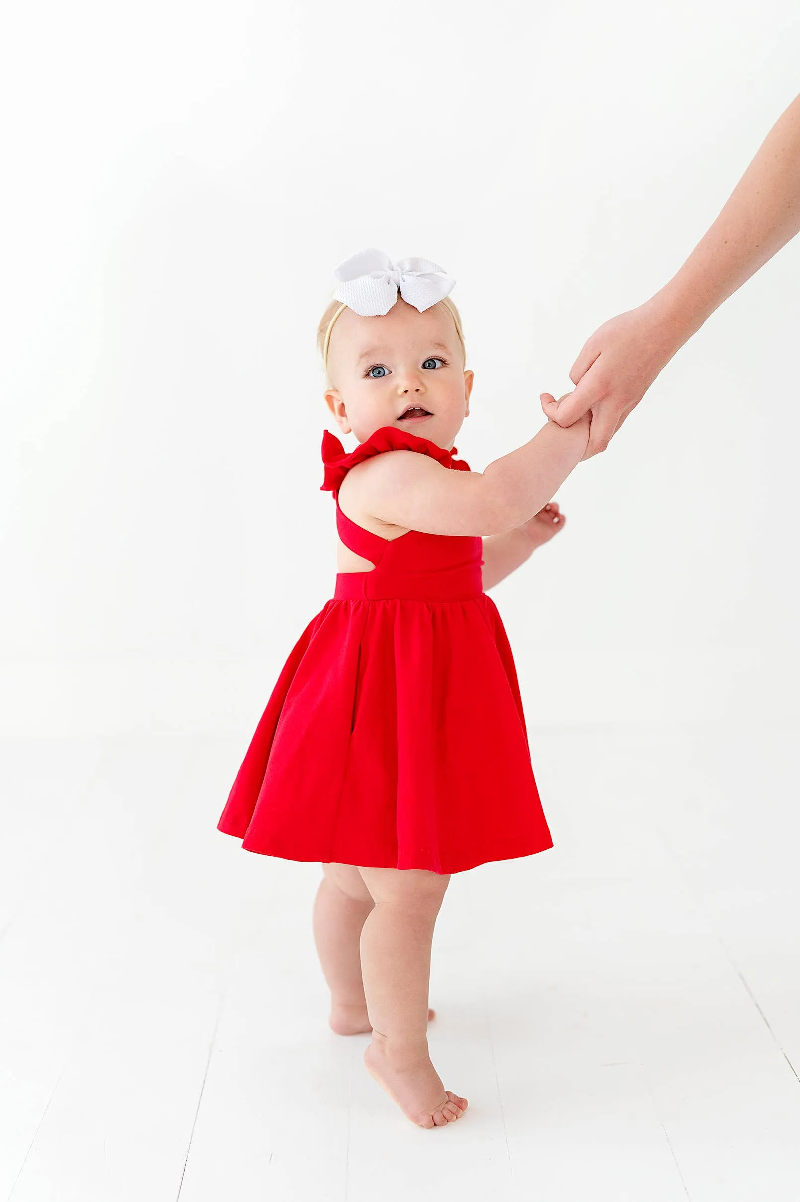Rosita Dress in Scarlet | Pocket Twirl Dress