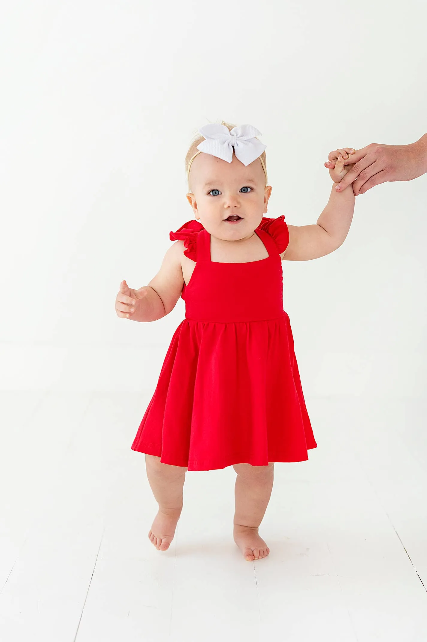 Rosita Dress in Scarlet | Pocket Twirl Dress