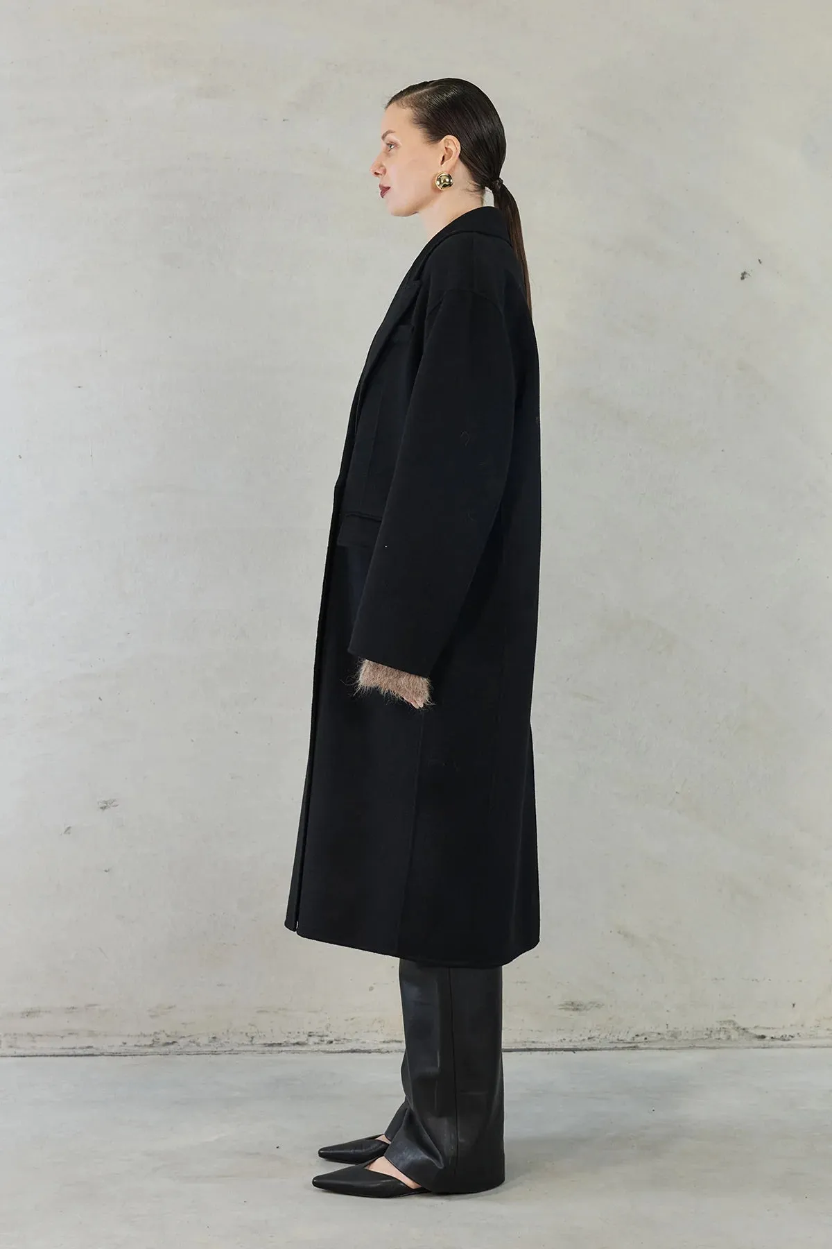 Teresa Wool Coat - Black