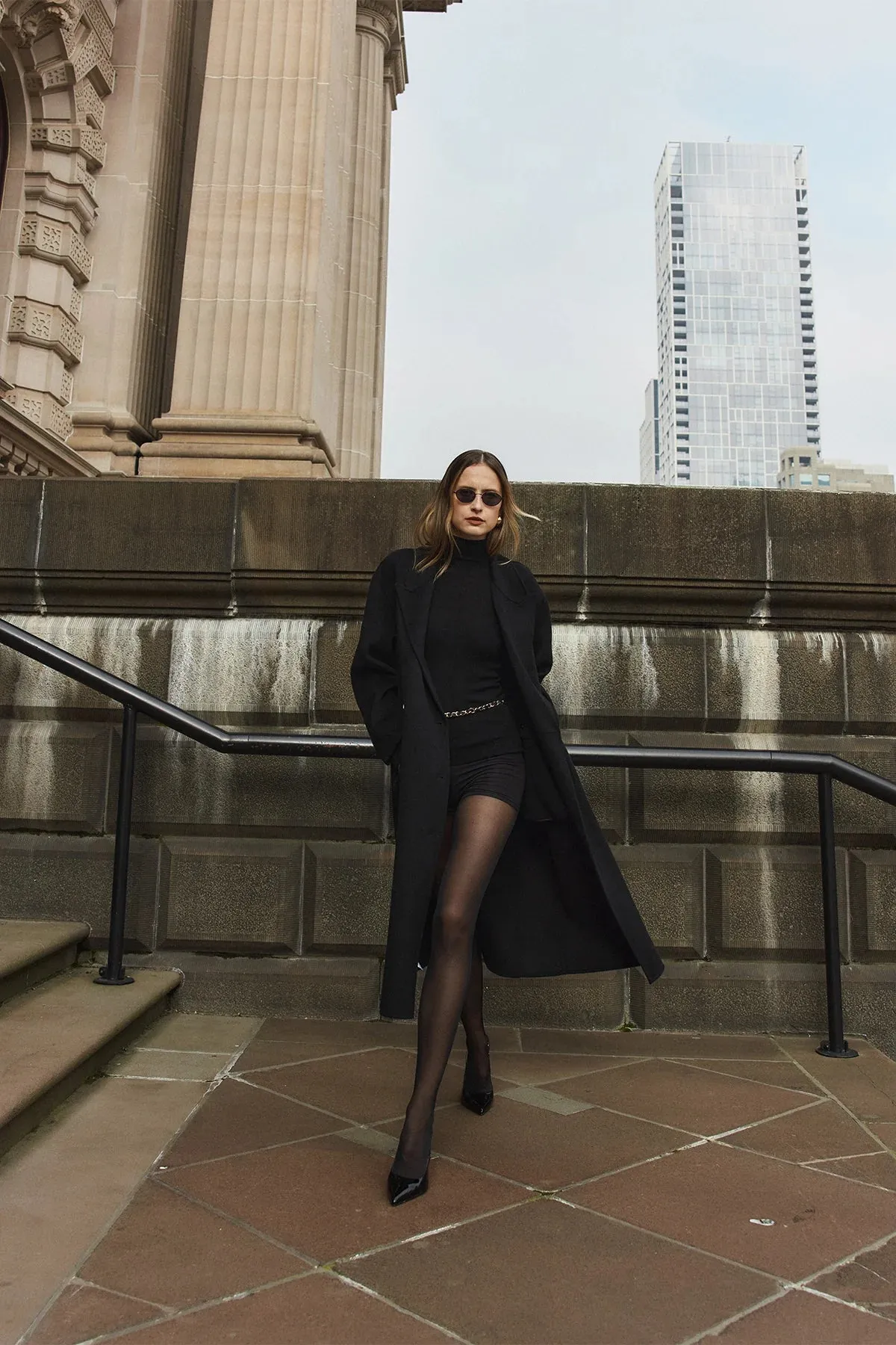 Teresa Wool Coat - Black