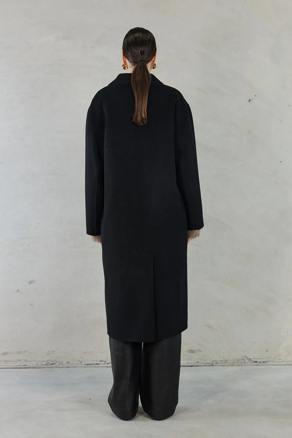 Teresa Wool Coat - Black