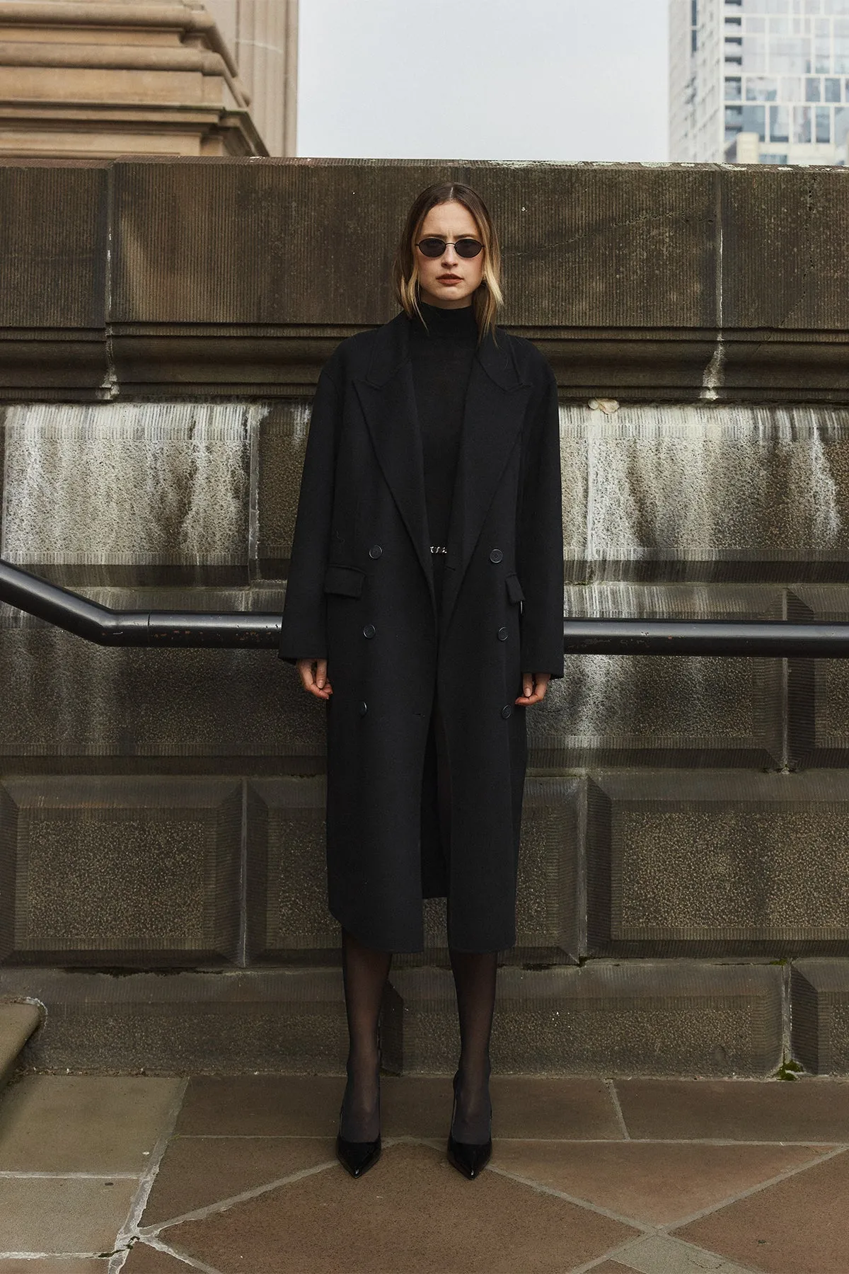 Teresa Wool Coat - Black