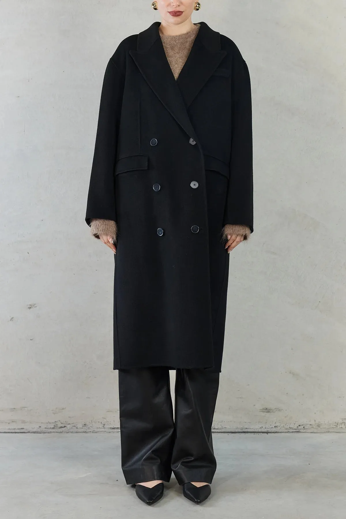 Teresa Wool Coat - Black