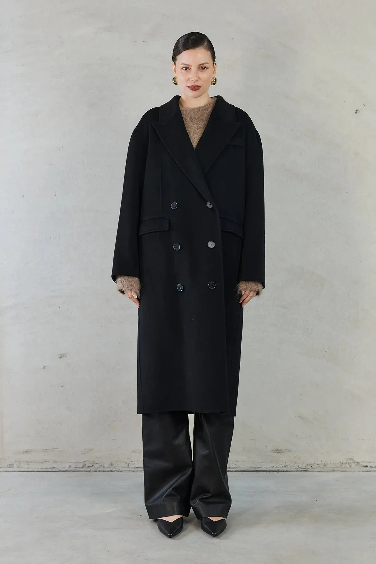 Teresa Wool Coat - Black