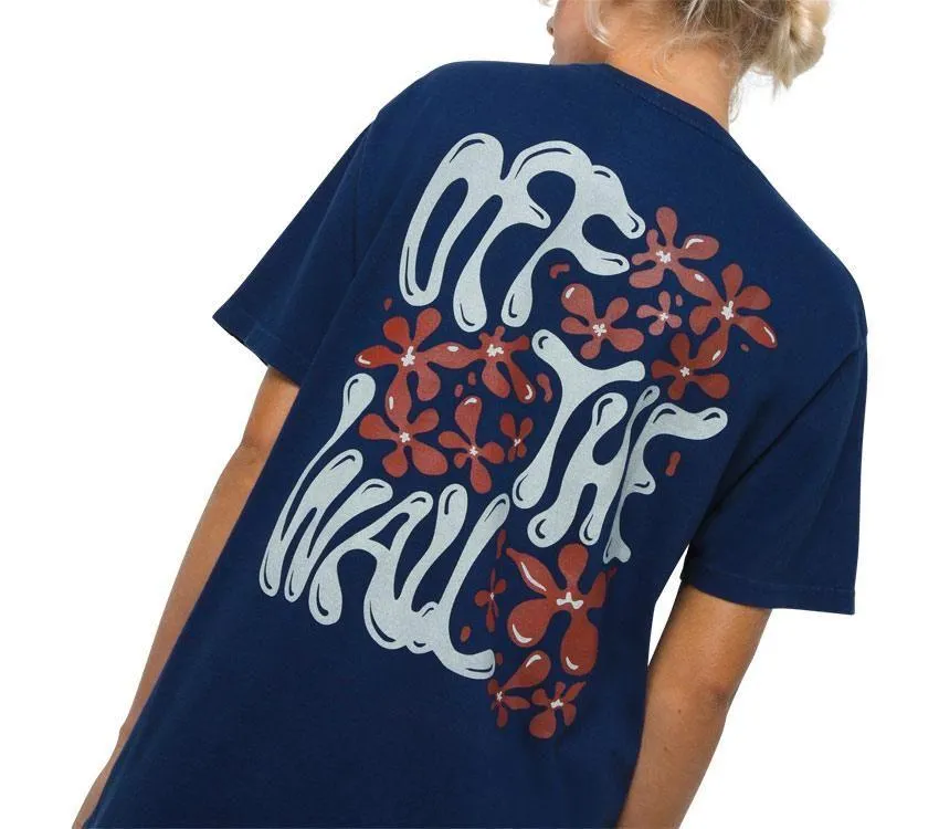 Vans Jazz Floral Vintage Tee Dress Blues