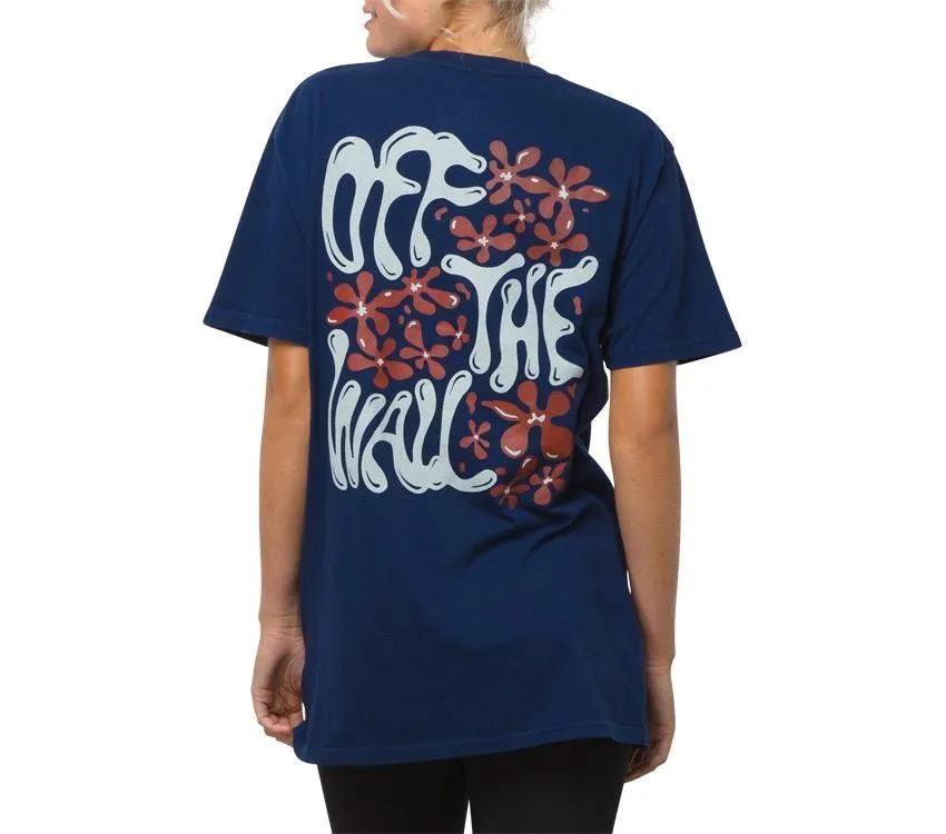 Vans Jazz Floral Vintage Tee Dress Blues