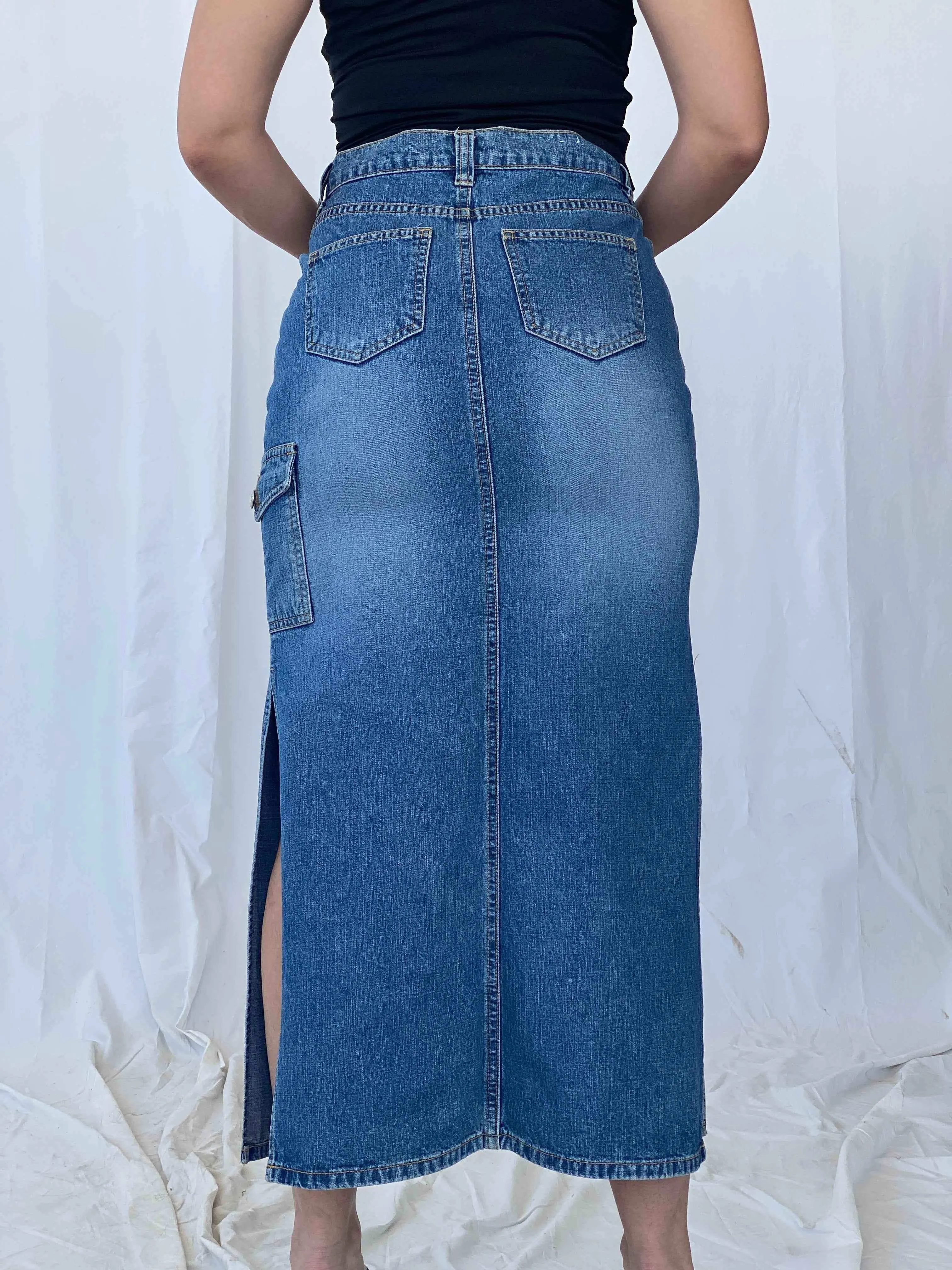 Vintage Bailey’s Point Denim Skirt