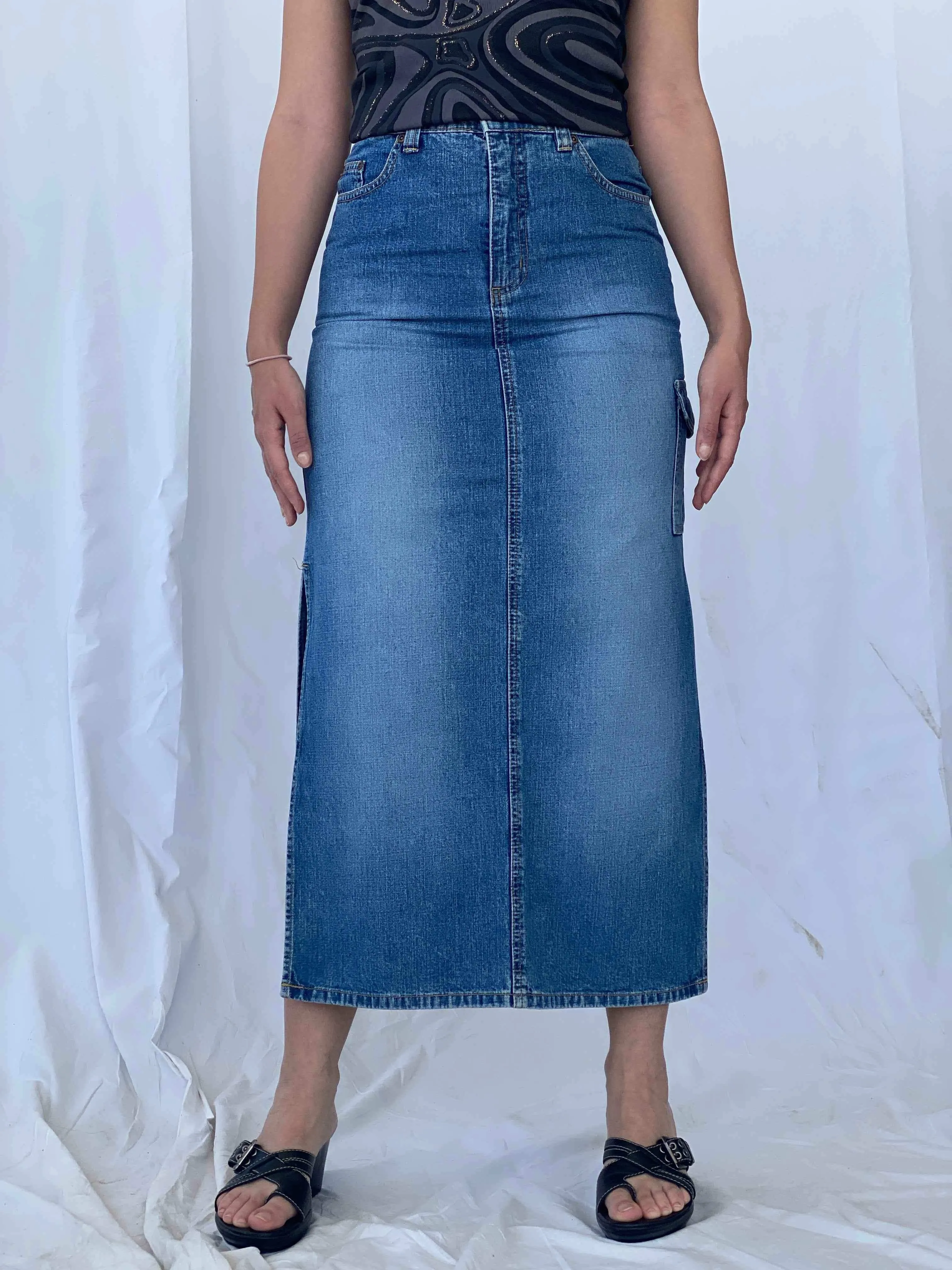 Vintage Bailey’s Point Denim Skirt