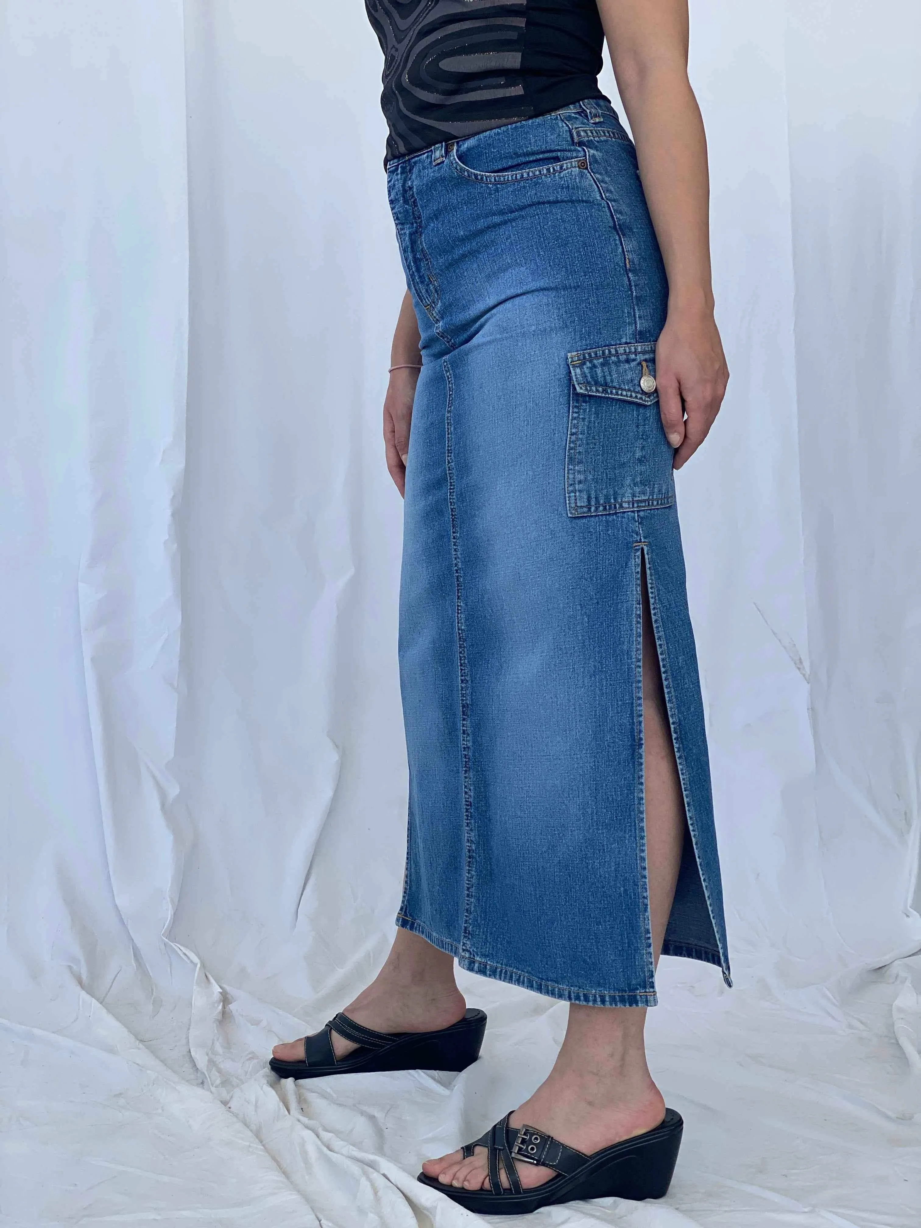 Vintage Bailey’s Point Denim Skirt