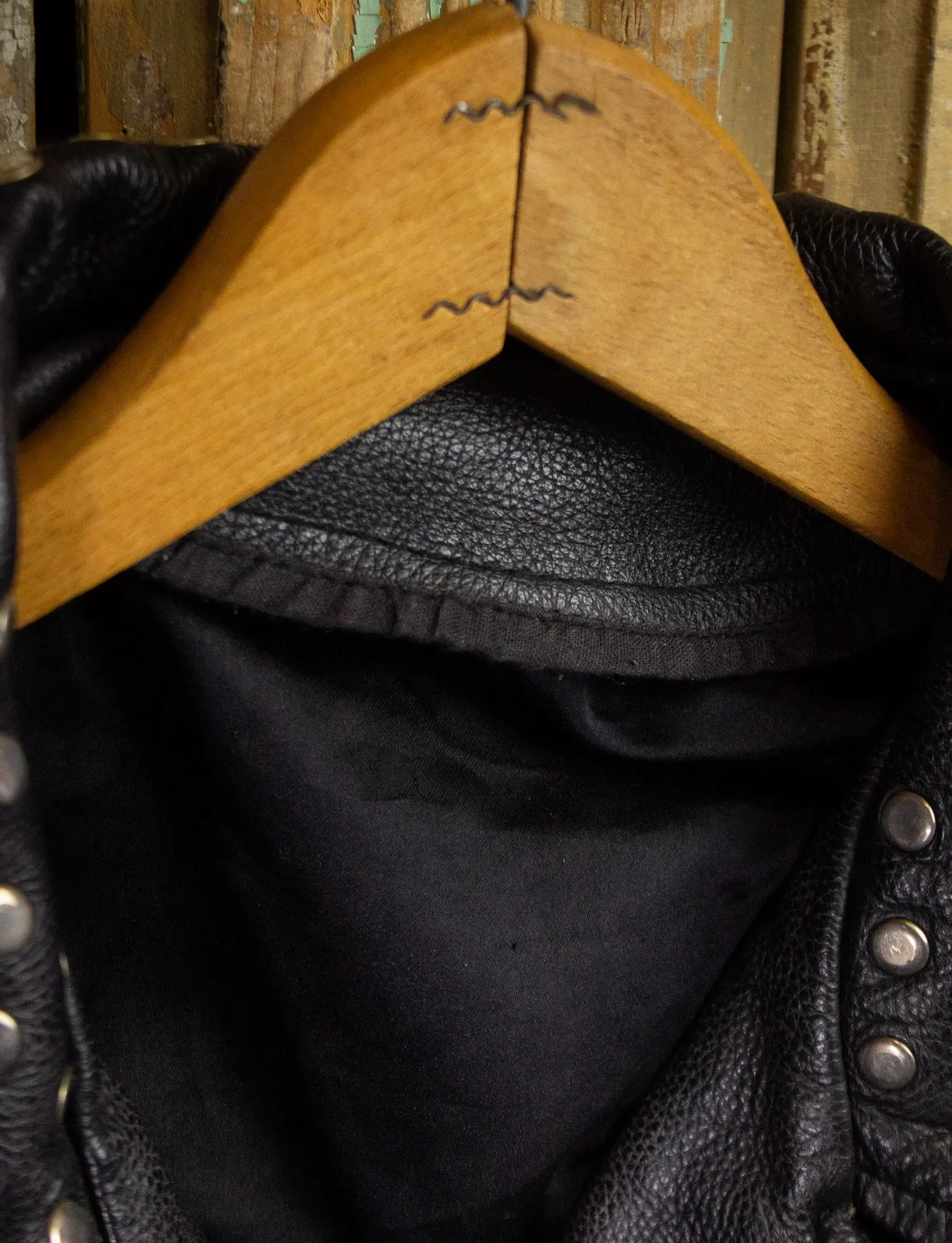 Vintage Women's Studded Harley Davidson Leather Jacket Medium