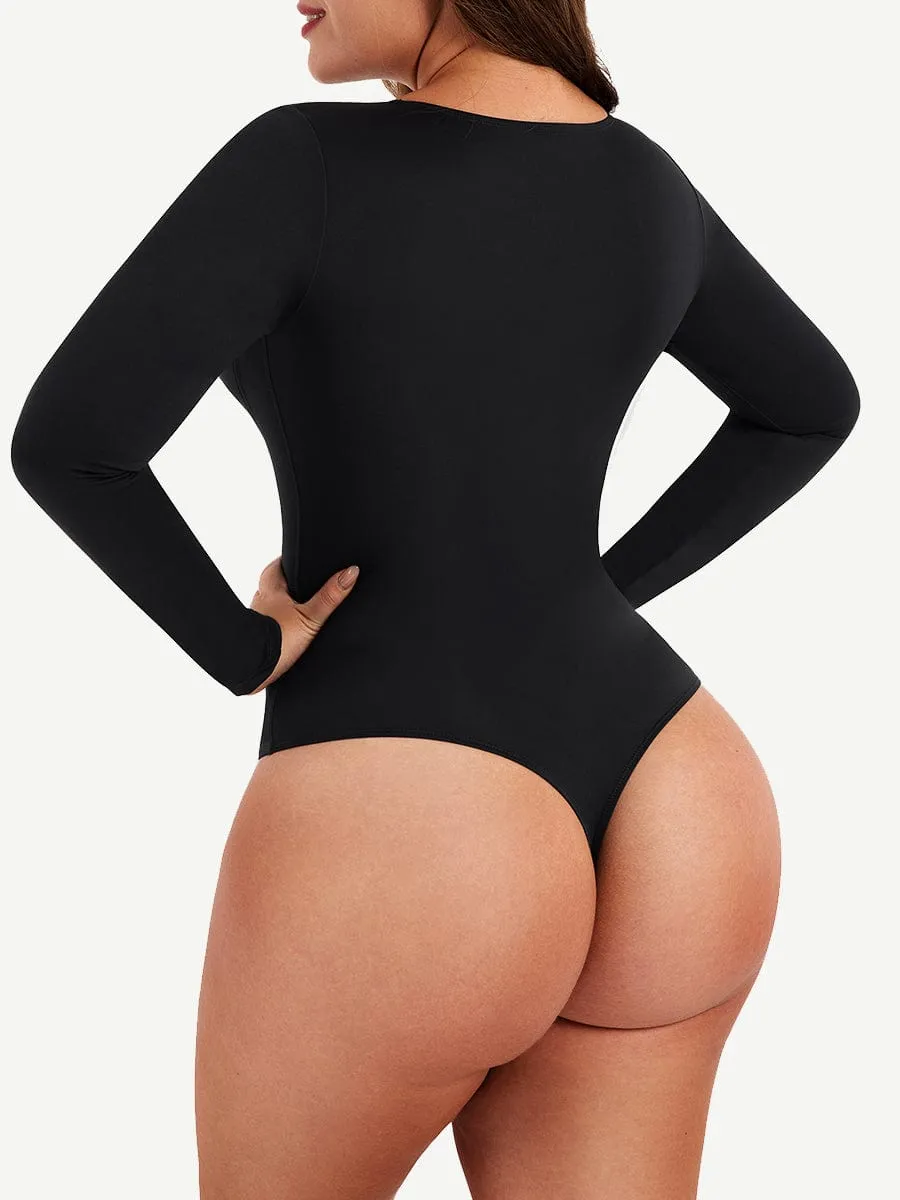 Wholesale Retro Collar t-shirt Thong Bodysuit