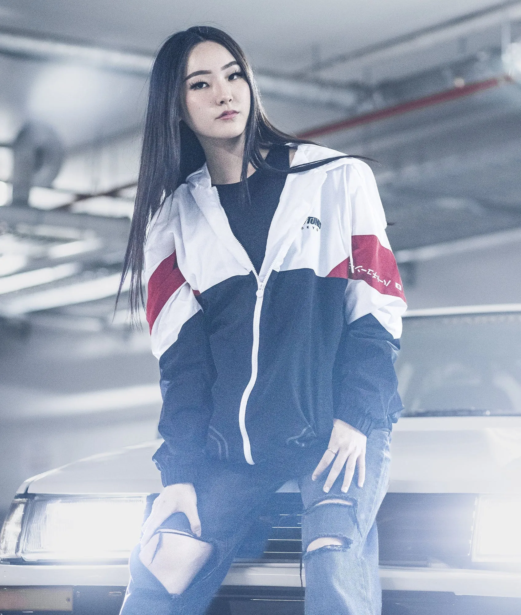 Womens Tokyo Retro Windbreaker